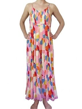 THML Smocked Midi Dress